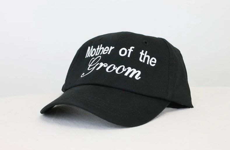 Mother of the Groom embroidered baseball cap